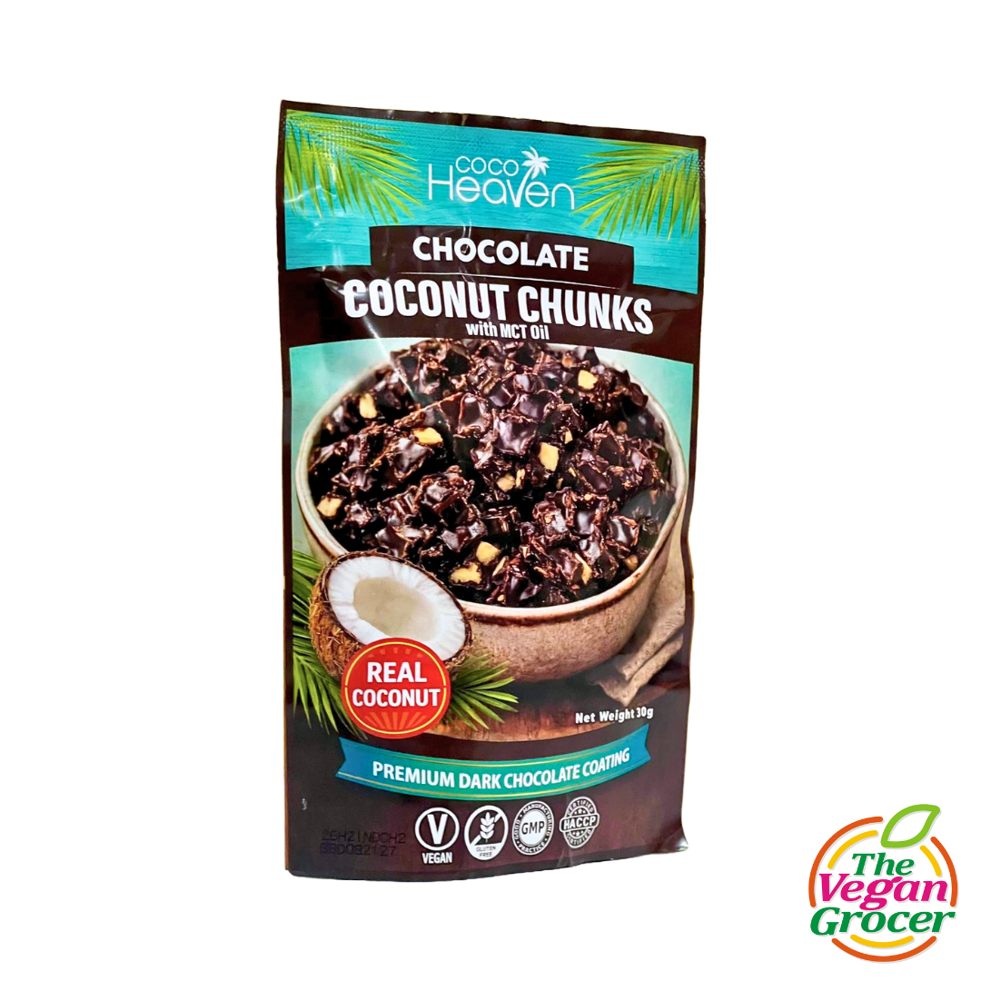 Coco Heaven Chocolate Coconut Chunks with MCT Oil 30g (gluten-free)