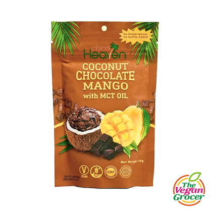 Coco Heaven Coconut Chocolate Mango with MCT Oil 30g (gluten-free)