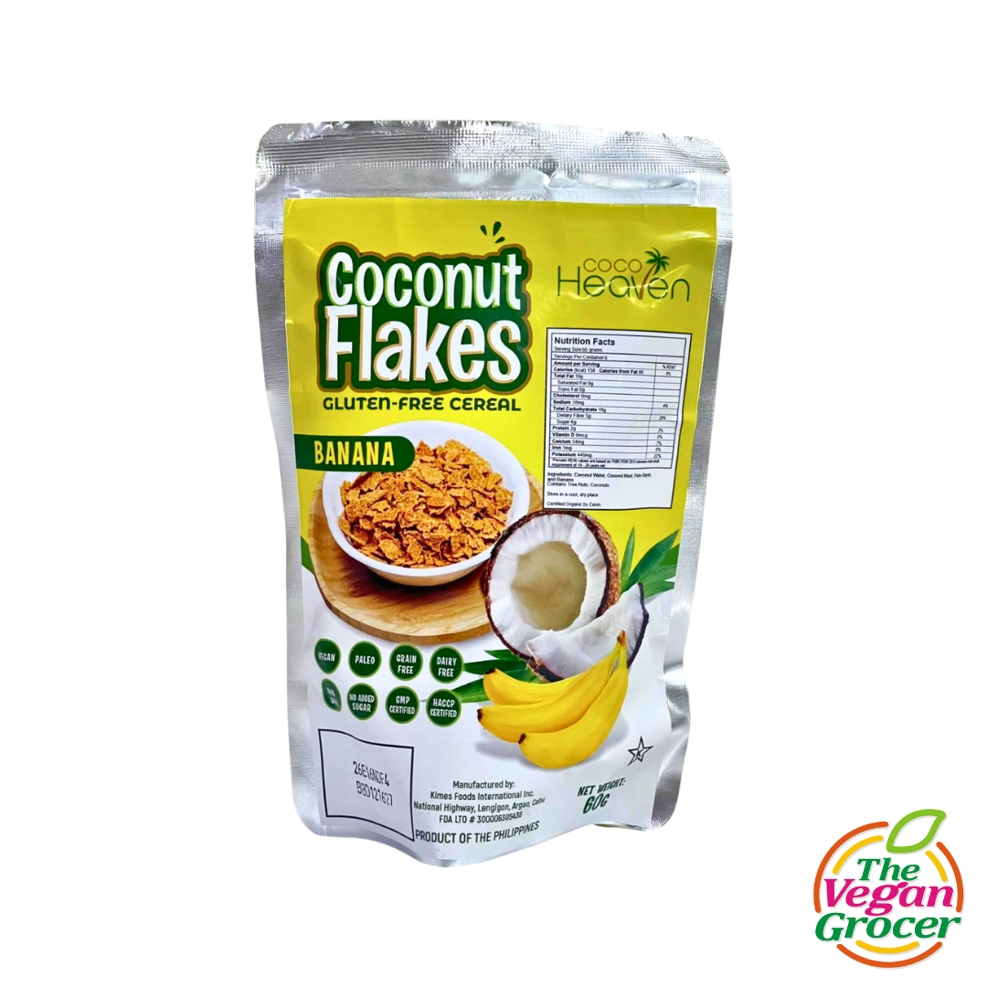Coco Heaven Coconut Flakes Gluten-free Cereal 60g (gluten-free, paleo)