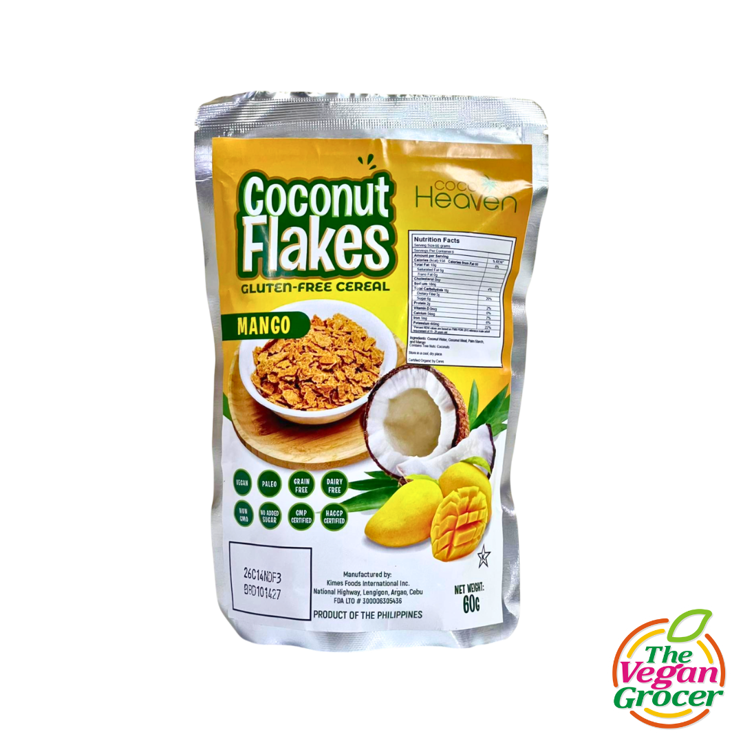 Coco Heaven Coconut Flakes Gluten-free Cereal 60g (gluten-free, paleo)