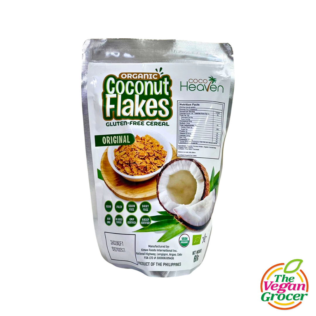 Coco Heaven Coconut Flakes Gluten-free Cereal 60g (gluten-free, paleo)