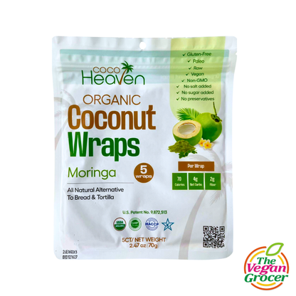Coco Heaven Organic Coconut Wraps 5pcs 70g (gluten-free, paleo)