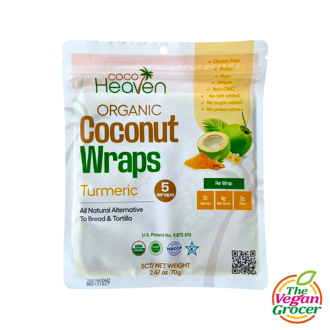 Coco Heaven Organic Coconut Wraps 5pcs 70g (gluten-free, paleo)