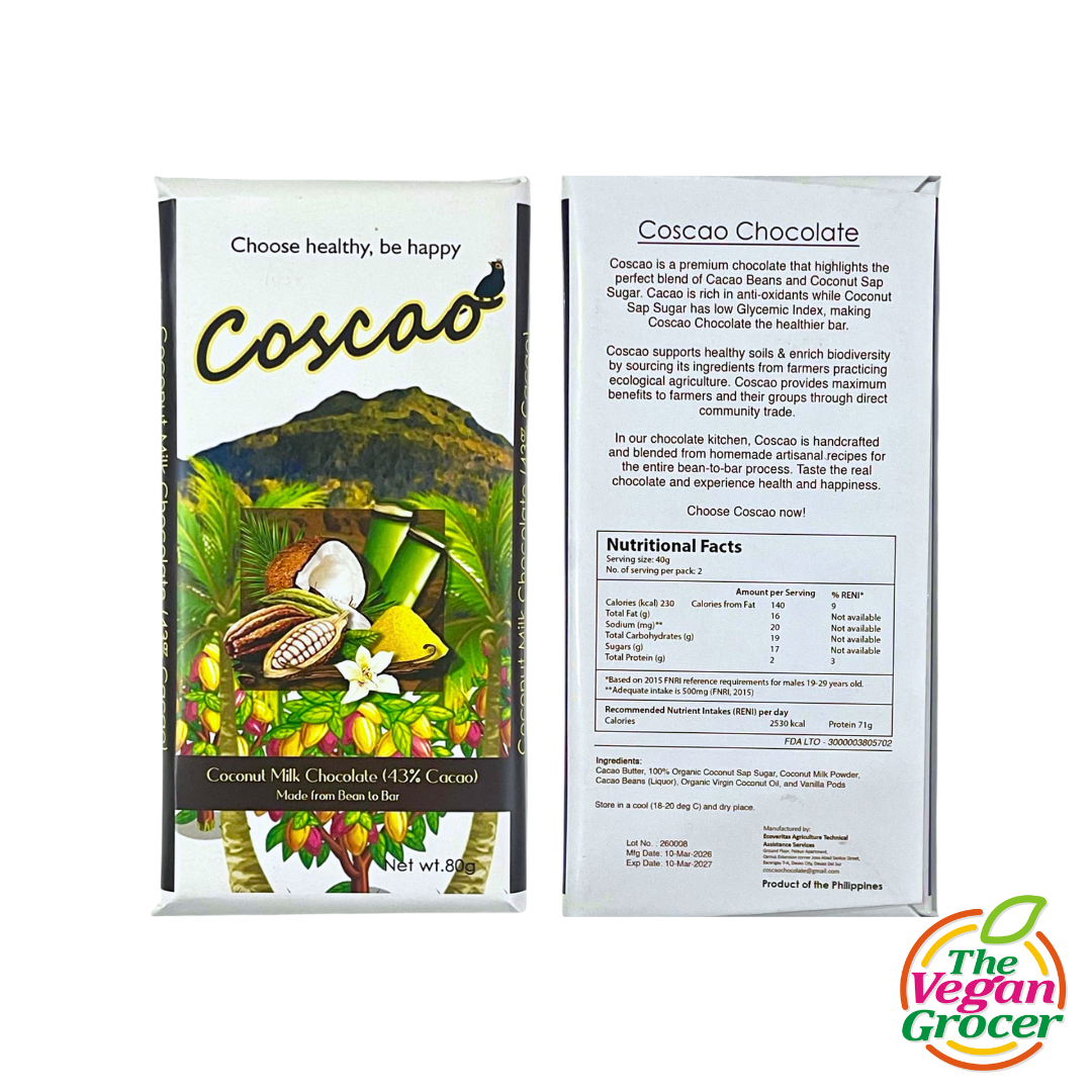 Coscao Coconut Milk Chocolate 43%