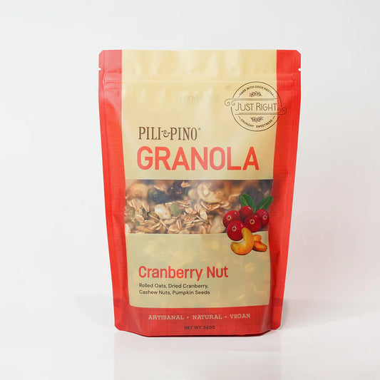 Pili & PIno Cranberry Nut Granola 240g