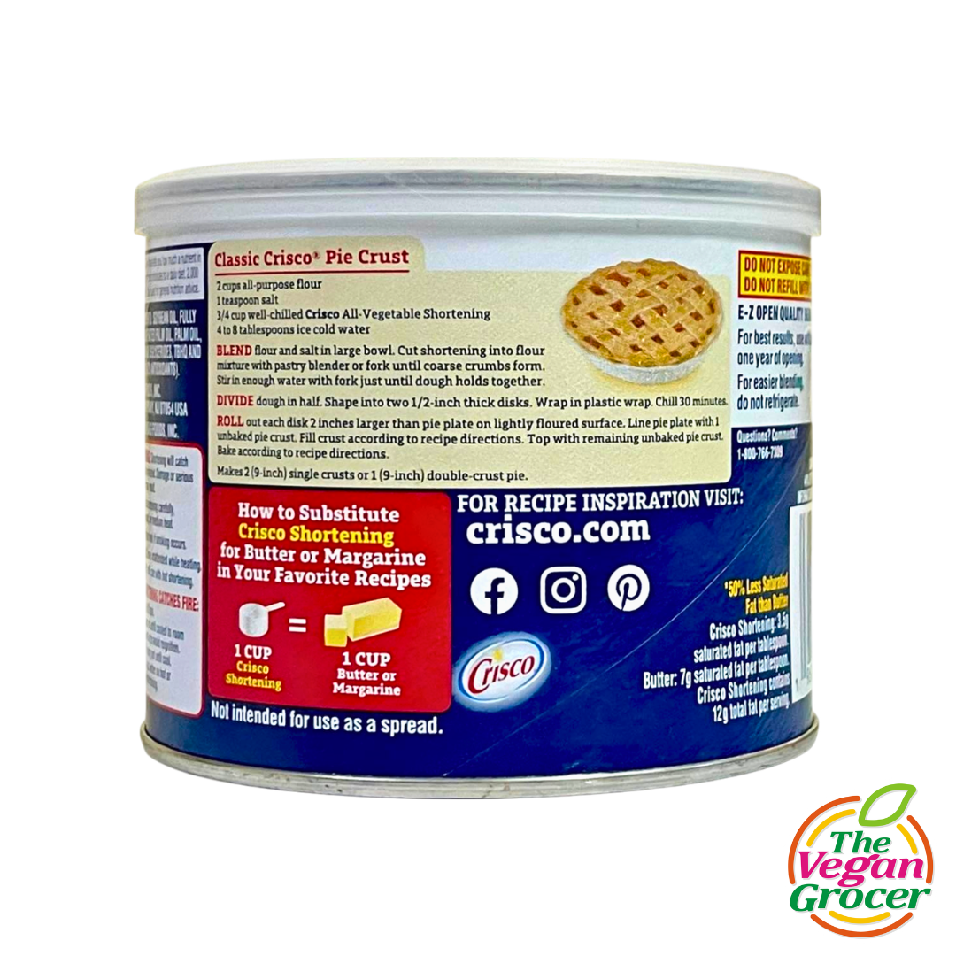 Crisco All Vegetable Shortening 453g (gluten-free)