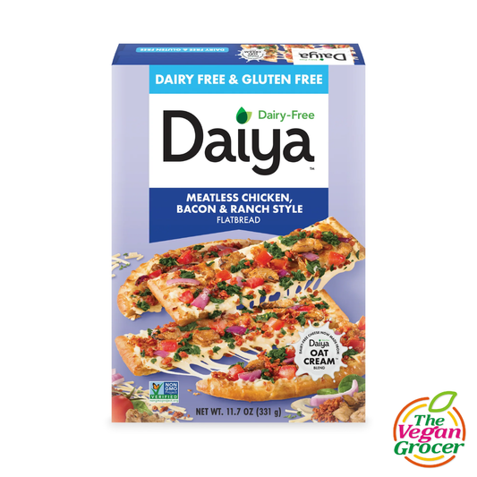 Daiya Meatless Chicken, Bacon & Ranch Flatbread (gluten-free, dairy-free)