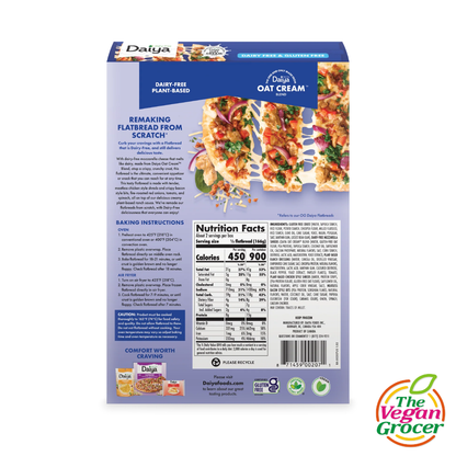 Daiya Meatless Chicken, Bacon & Ranch Flatbread (gluten-free, dairy-free)
