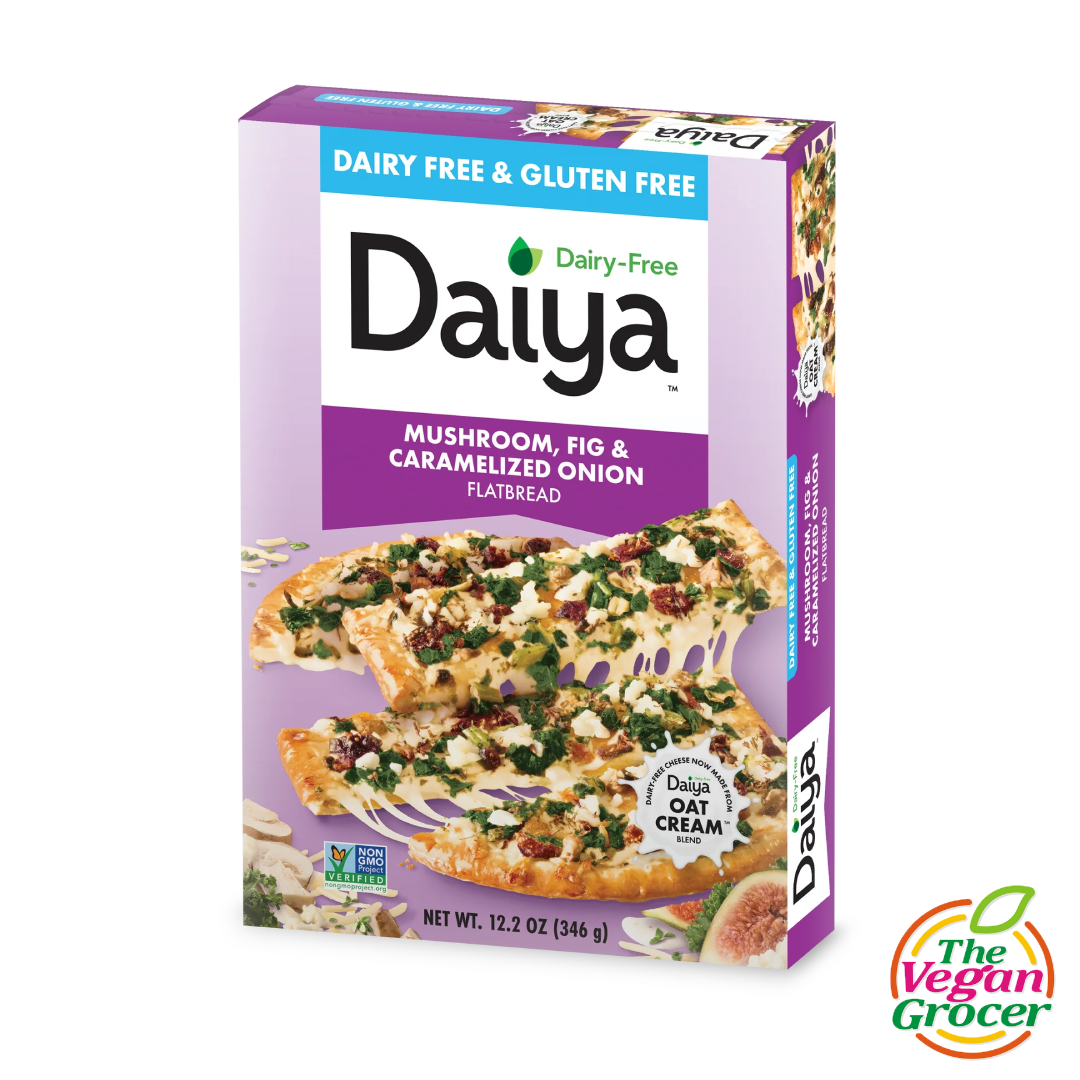 Daiya Mushroom, Fig & Caramelized Onion Flatbread (gluten-free, dairy-free)