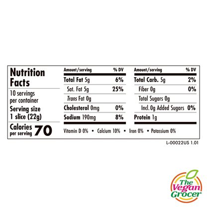 Daiya Cheddar Slices 220g (dairy-free)