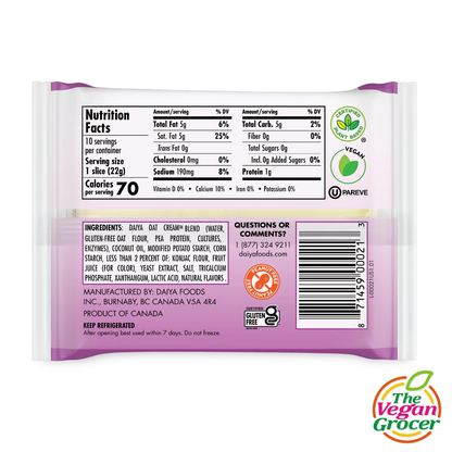 Daiya Provolone Slices 220g (dairy-free)