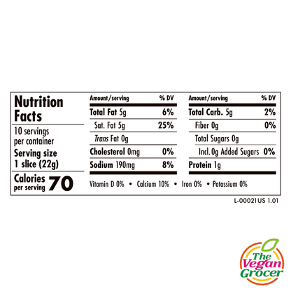 Daiya Provolone Slices 220g (dairy-free)