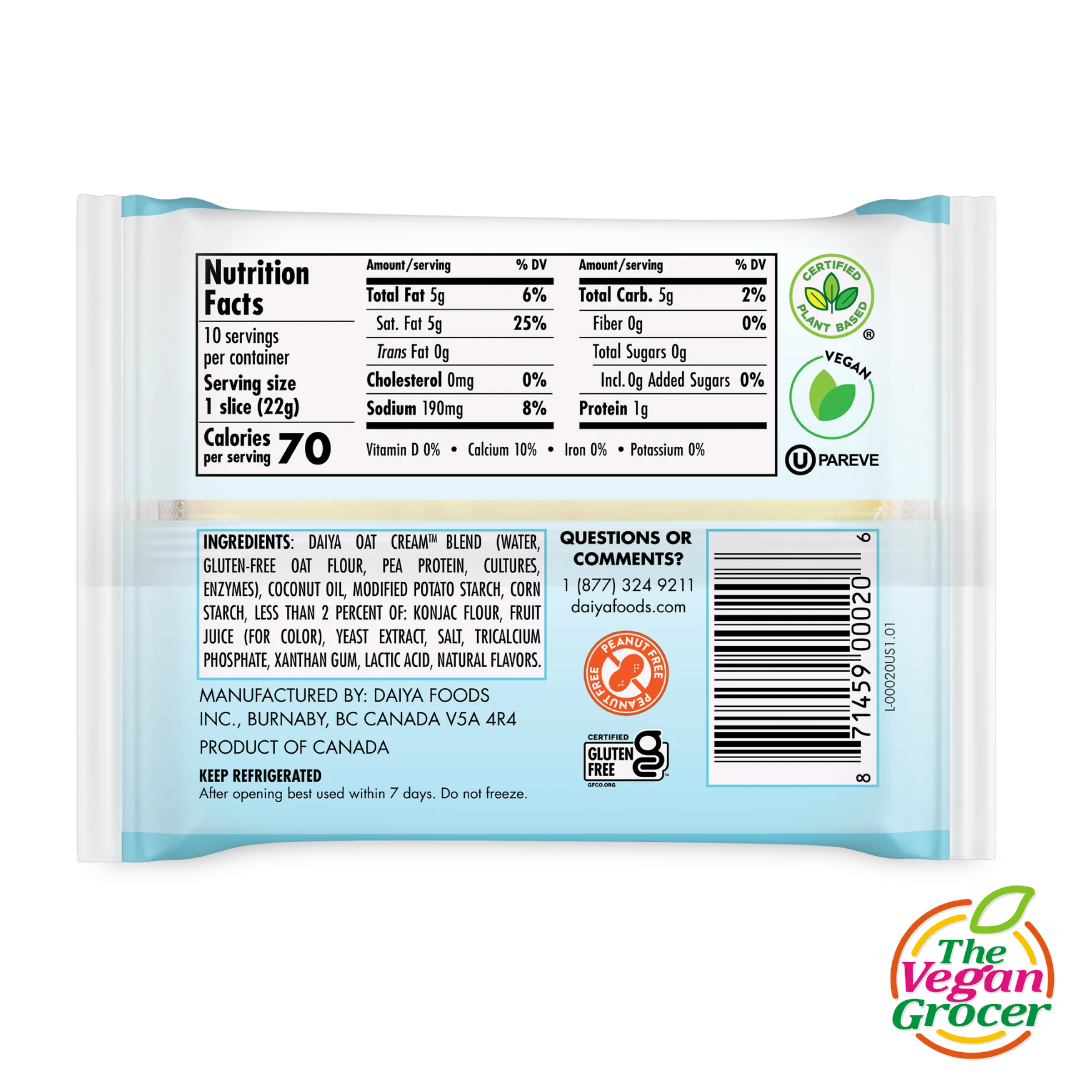 Daiya Swiss Slices 220g (dairy-free)