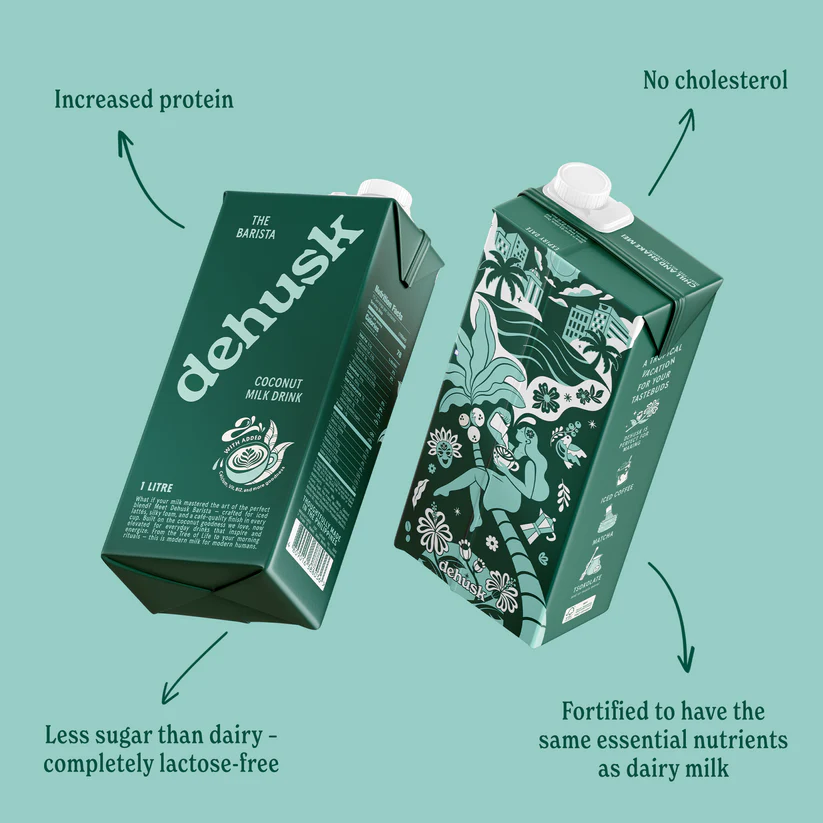 Dehusk Barista Coconut Milk 1L