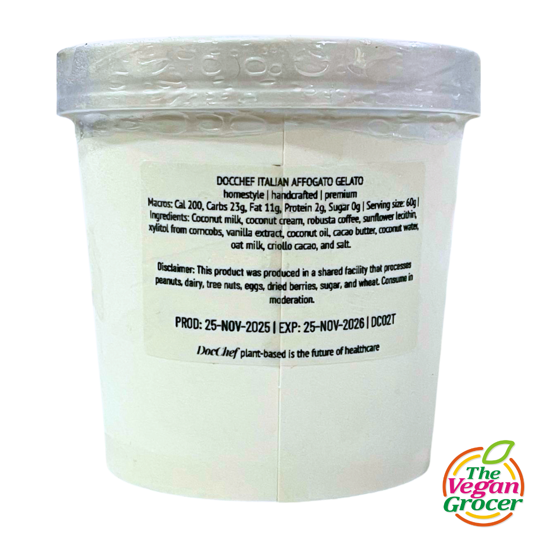 Doc Chef Italian Affogato Gelato Ice Cream Pint