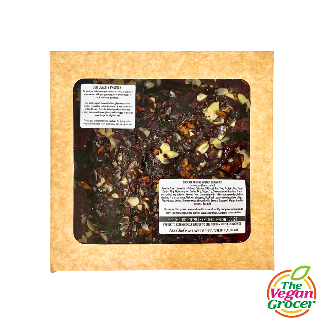 Doc Chef Almond Walnut Brownies 12s (gluten-free, sugar-free)