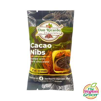 Don Ricardo's Cacao Nibs coated with Dark Chocolate 50g