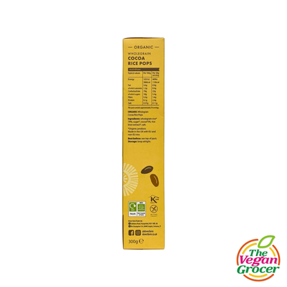 Doves Farm Organic Wholegrain Cocoa Rice Pops 300g (gluten-free, organic)