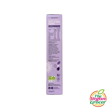 Doves Farm Organic Ancient Grain Fruit & Fibre Flakes 375g (gluten-free, organic)