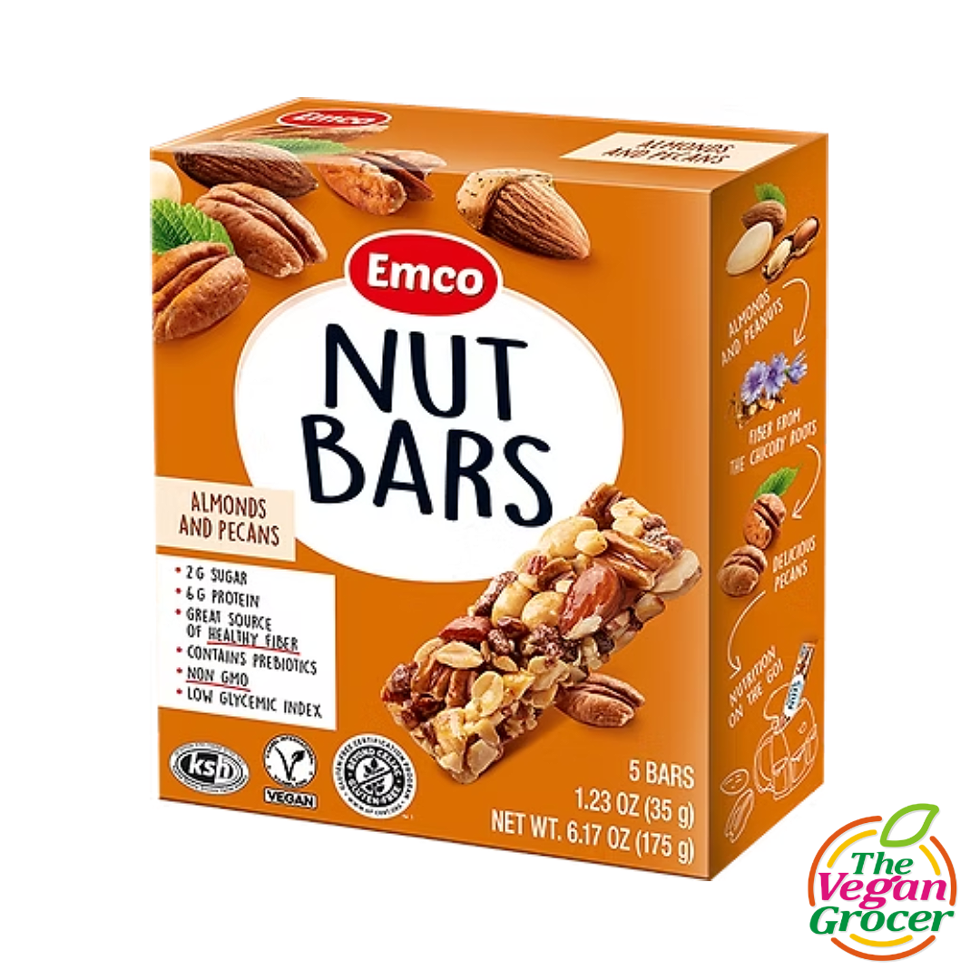Emco Nut Bars Almonds & Pecans 175g (gluten-free)