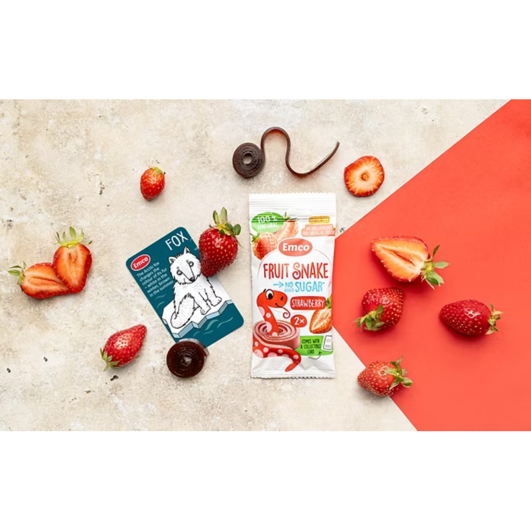 Emco Fruit Snake 20g (gluten-free, no added sugar)