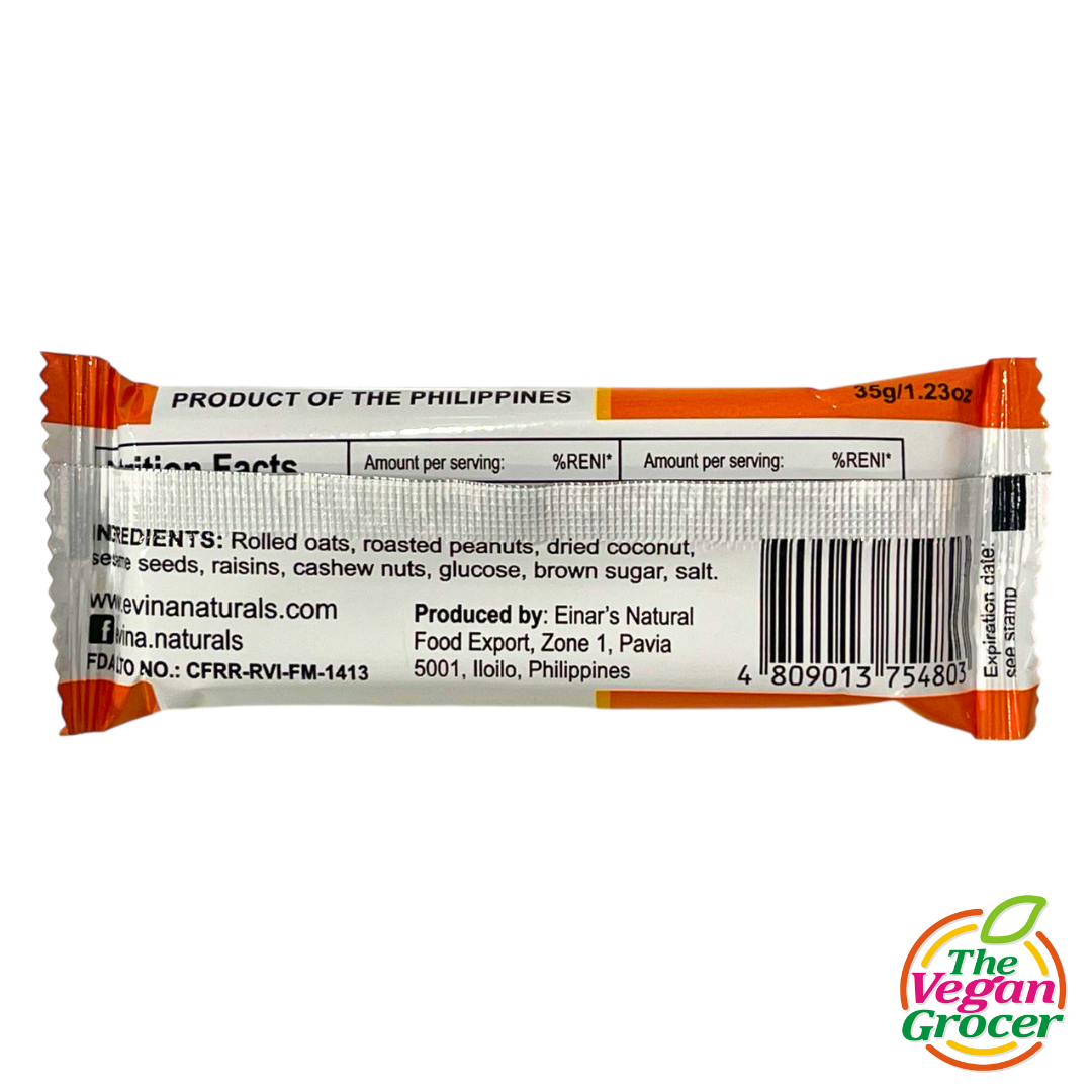 Evina Naturals Smarty Bar Chewy Oats Granola (gluten-free)