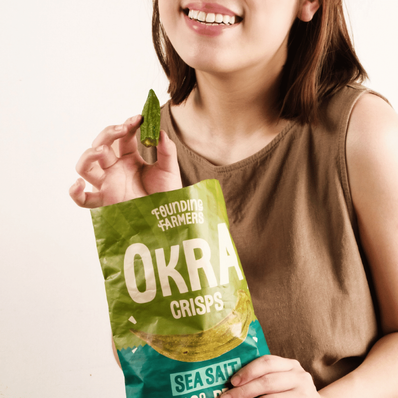 Founding Farmers Okra Crisps 70g