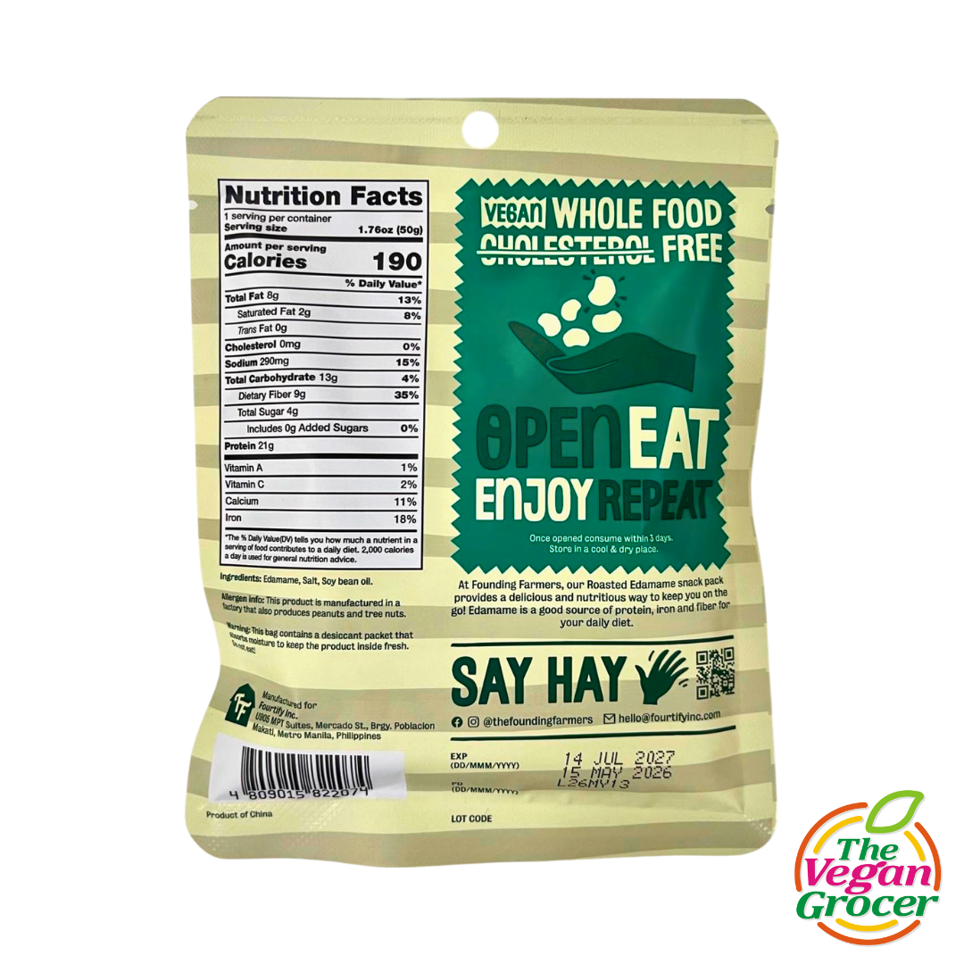 Founding Farmers Roasted Edamame 50g