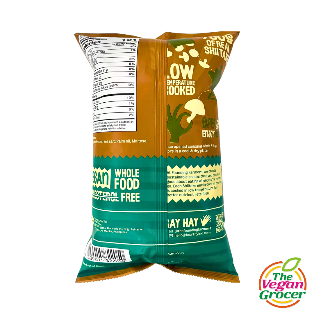 Founding Farmers Shiitake Crisps Sea Salt 100g