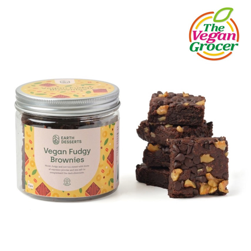 Earth Desserts Fudgy Brownies 6pcs