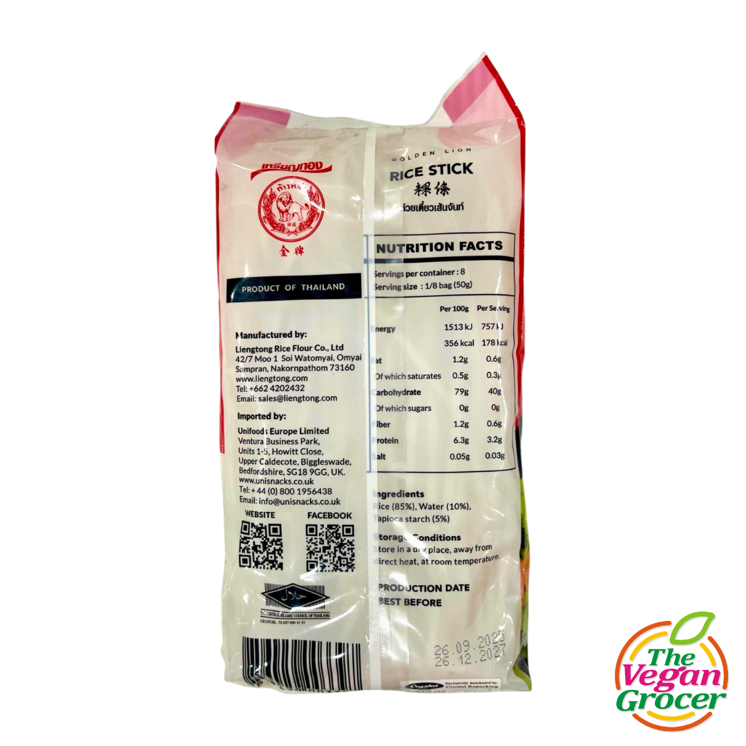 Golden Lion Rice Stick Noodles 3mm 400g