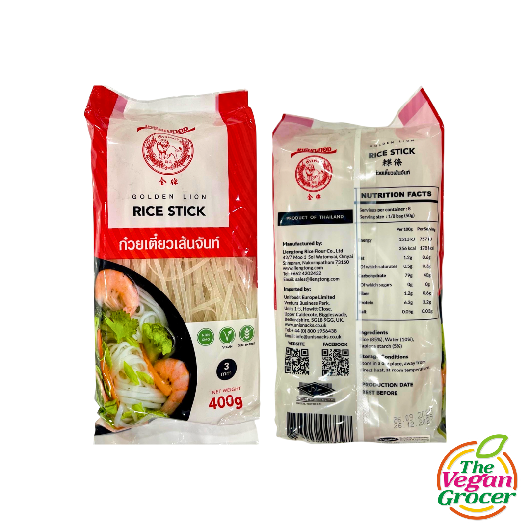 Golden Lion Rice Stick Noodles 3mm 400g