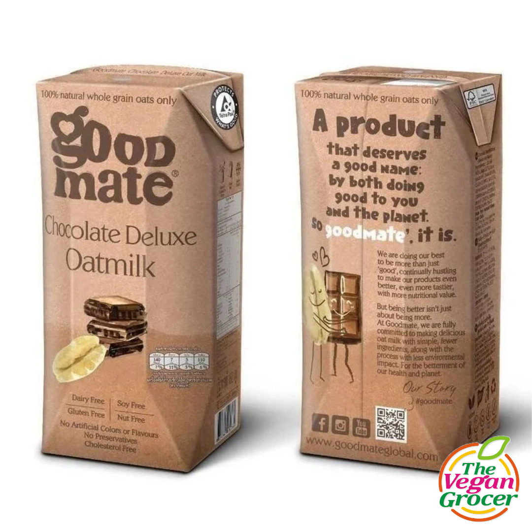 Goodmate Chocolate OatMilk 180ml (gluten-free, soy-free)