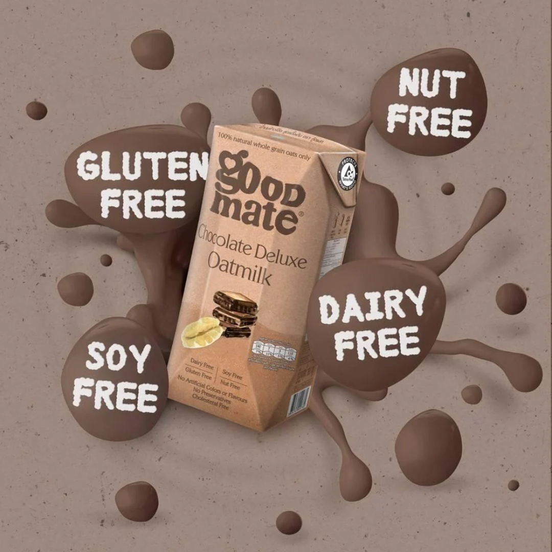 Goodmate Chocolate OatMilk 180ml (gluten-free, soy-free)
