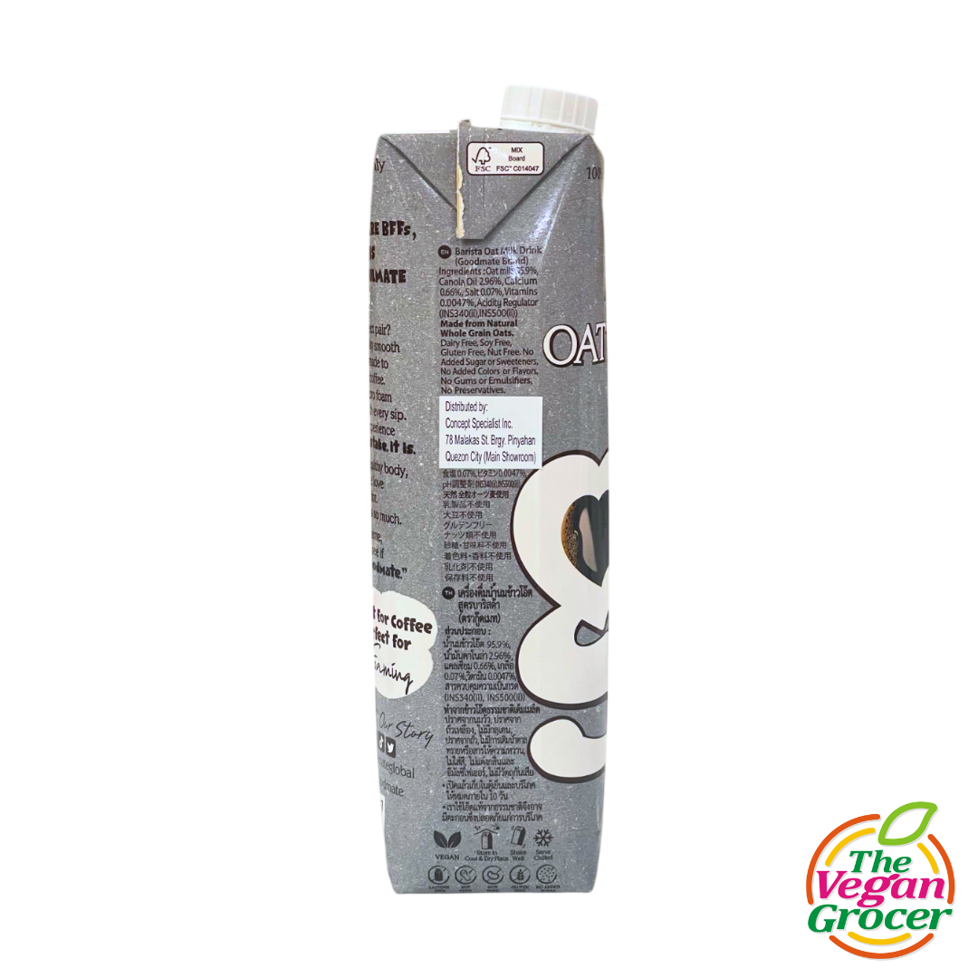 Goodmate Barista Oat Milk 1L (gluten-free, soy-free)
