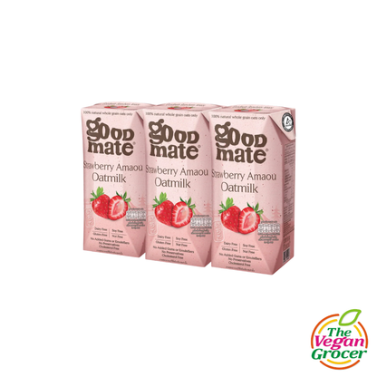 Goodmate Strawberry Flavored OatMilk 180ml (gluten-free, soy-free)