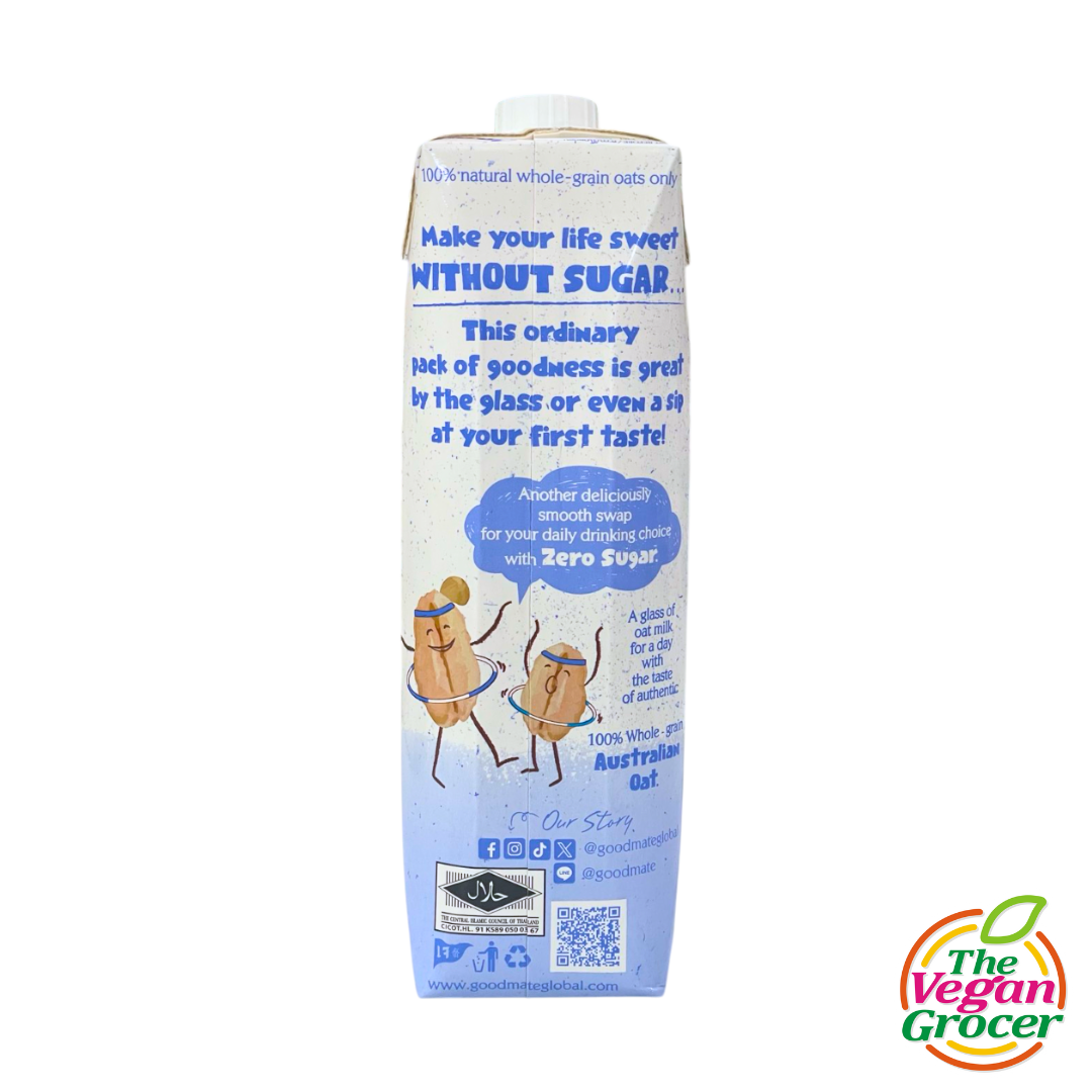 Goodmate Zero-Sugar Oat Milk 1L (gluten-free, soy-free)