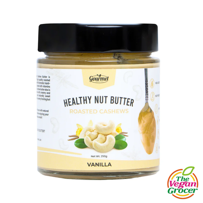 Gourmet Healthy Nut Butter Vegan - Roasted Cashew Vanilla 250g (gluten-free, sugar-free)