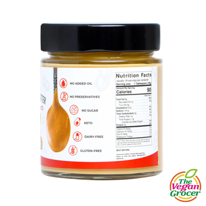 Gourmet Healthy Nut Butter Vegan - Roasted Peanut Creamy 250g (gluten-free, sugar-free)