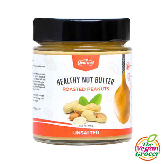 Gourmet Healthy Nut Butter Roasted Peanut Unsalted 250g (gluten-free, sugar-free)