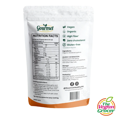 Gourmet Healthy Organic Tricolor Quinoa 500g (gluten-free)