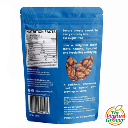 Gourmet Healthy Sweet & Salty Roasted Almonds 150g (sugar-free)