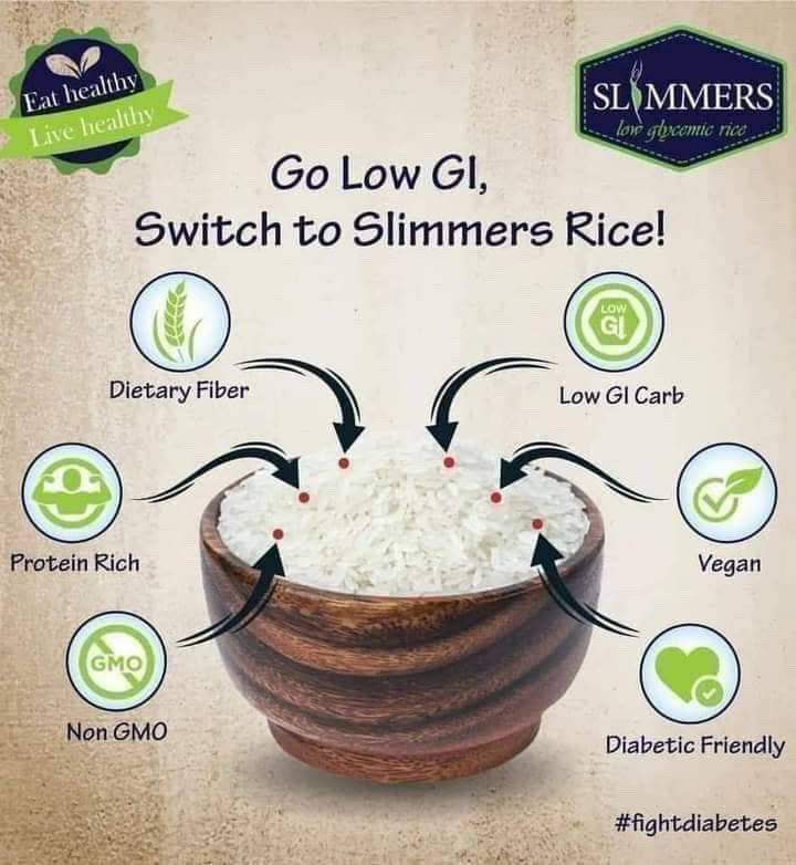 Low Gi Rice Slimmers Low Glycemic Rice 1kg – The Vegan Grocer Ph