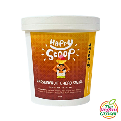 Happy Scoop Passionfruit Cacao Ice Cream Pint (gluten-free)