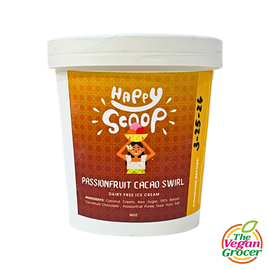 Happy Scoop Passionfruit Cacao Ice Cream Pint (gluten-free)