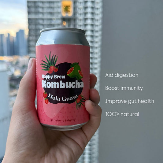 Happy Brew Kombucha Hola Guava 330ml