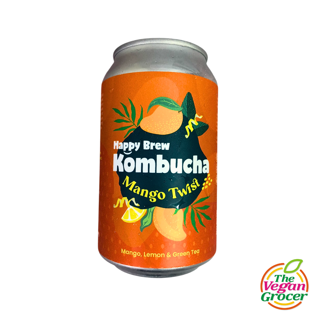 Happy Brew Kombucha Mango Twist 330mL – The Vegan Grocer Ph