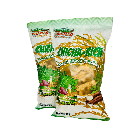 ChichaRica Rice Cassava Crackers with Malunggay 100g