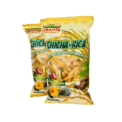 ChichaRica Rice Cassava Crackers with Kalabasa 100g