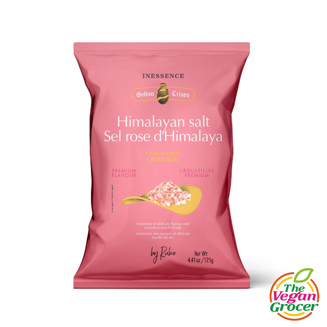 Inessence Golden Crisps - Himalayan Pink Salt Potato Chips 125g